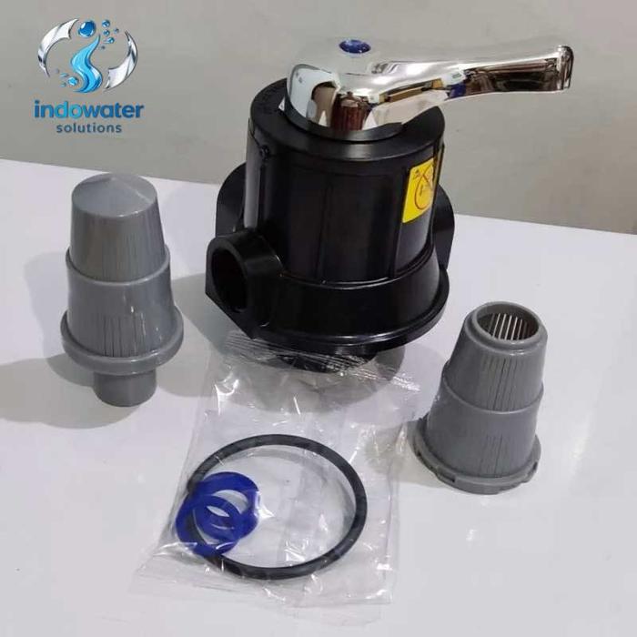Kepala Tabung Filter Air FRP 3 Way / 3 way water filter valve - Gambar 3