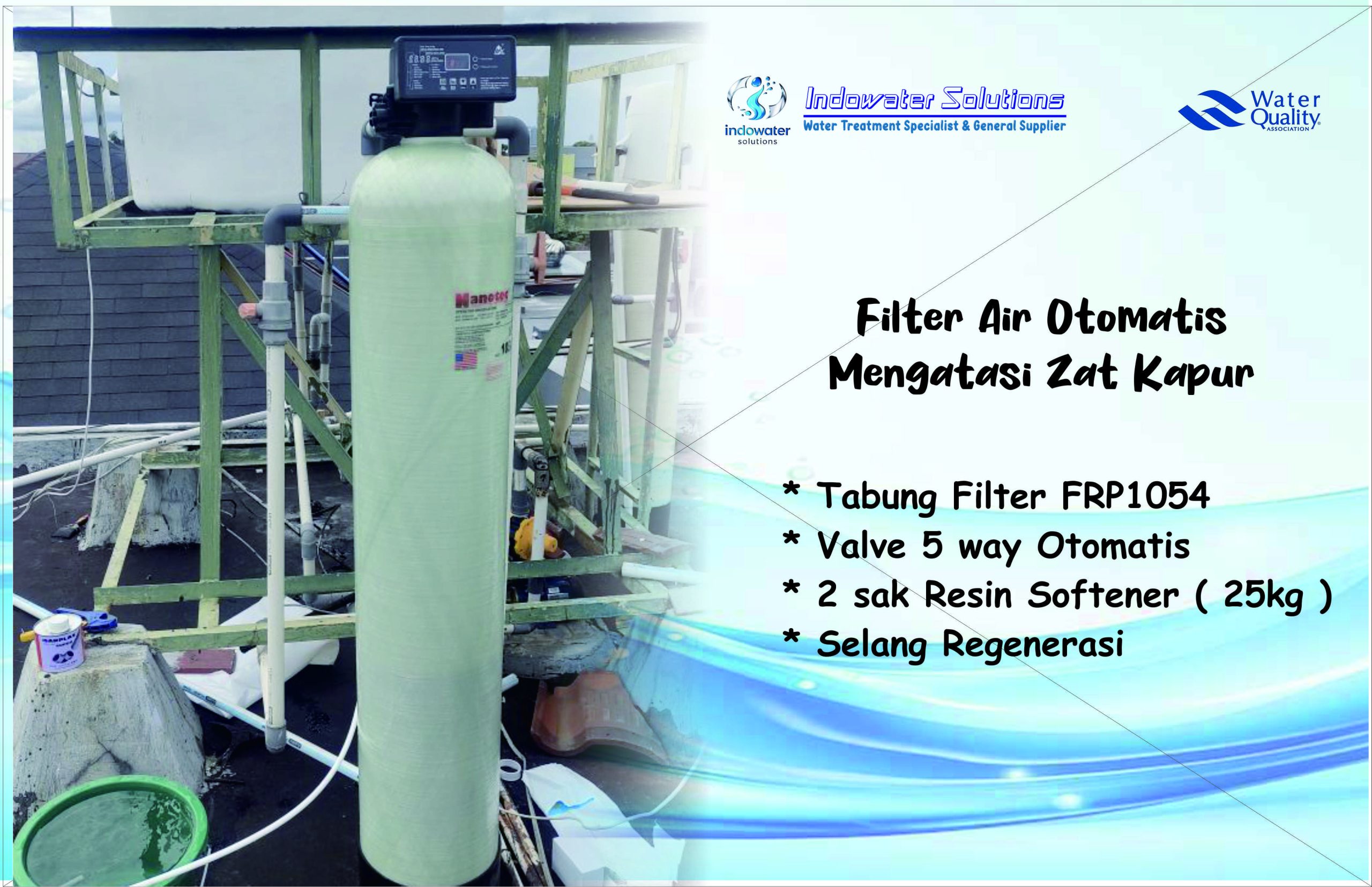 Instalasi Filter Air Resin Softener